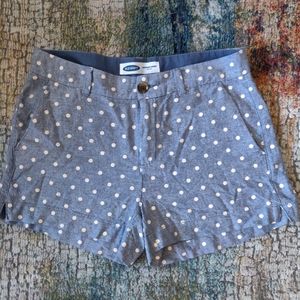 Old navy blue linen blend everyday shorts size 6